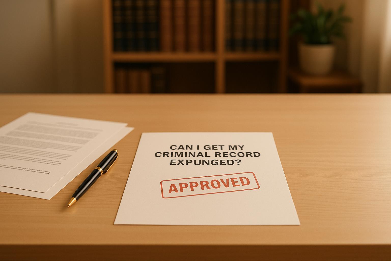 Can I Get My Criminal Record Expunged?