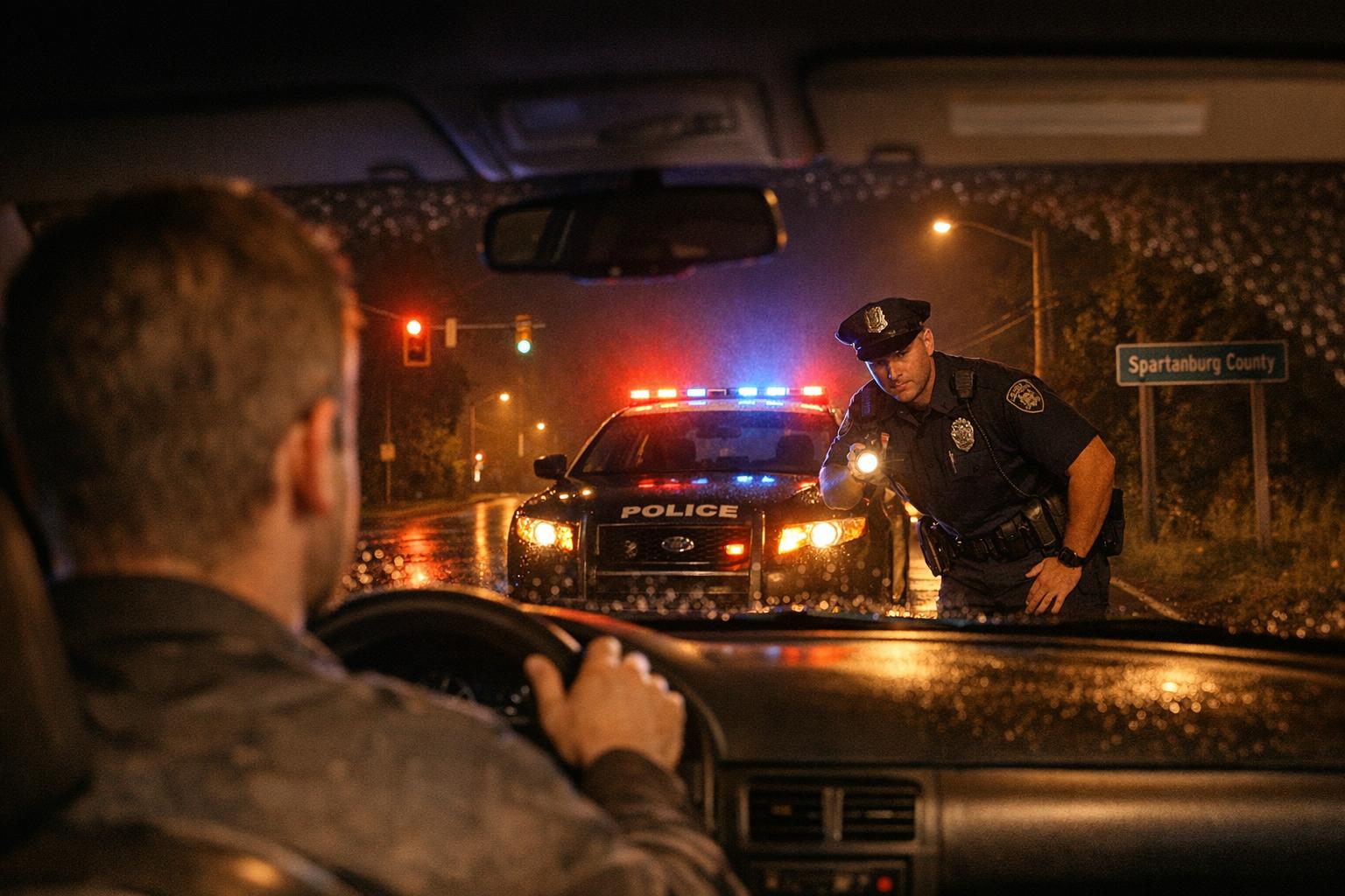 What Happens When You Are Pulled Over For DUI In Spartanburg County