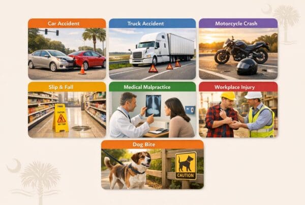 7 Types of Personal Injury Cases in SC